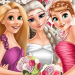 Elsa and Princesses Wedding