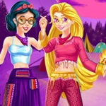 Princesses hippie fashion