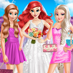 Mermaid Princess Wedding Day