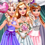 Princesses Wedding Selfie